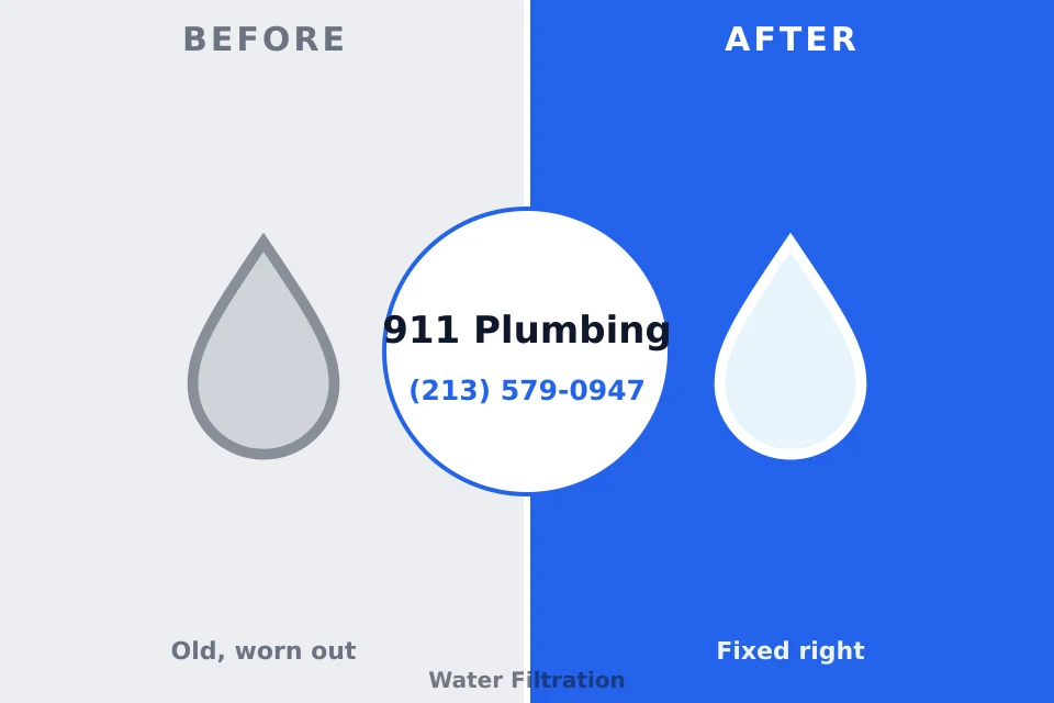 Before and after: plumbing repair Jennings Lodge, OR